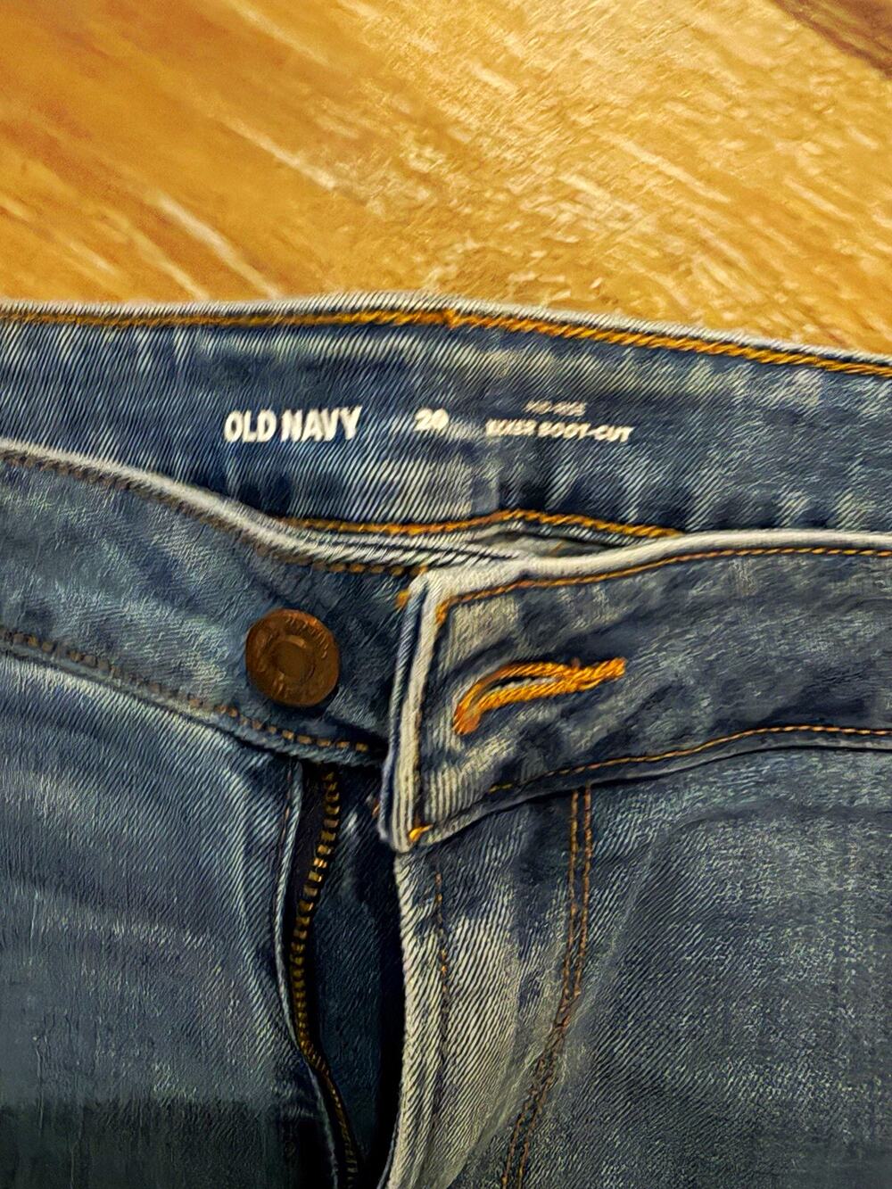 Old Navy Women’s Mid-Rise Skinny Jeans Blue Medium Wash Denim 5-Pocket 20